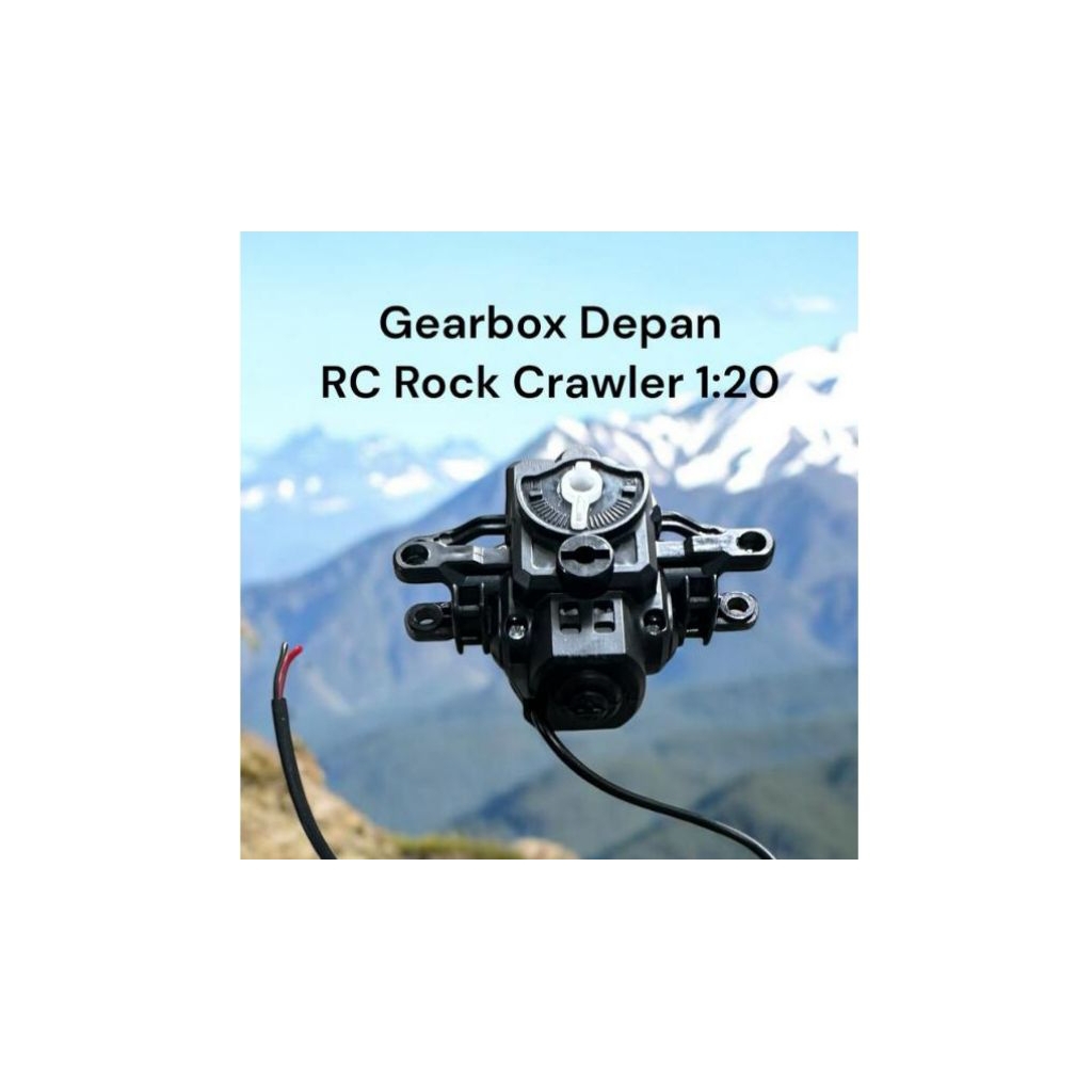 Sparepart Rc Rock Crawler Gearbox Depan Dan Gearbox Belakang Rc Rc 1:18 Mesin Gearbok Depan Dan