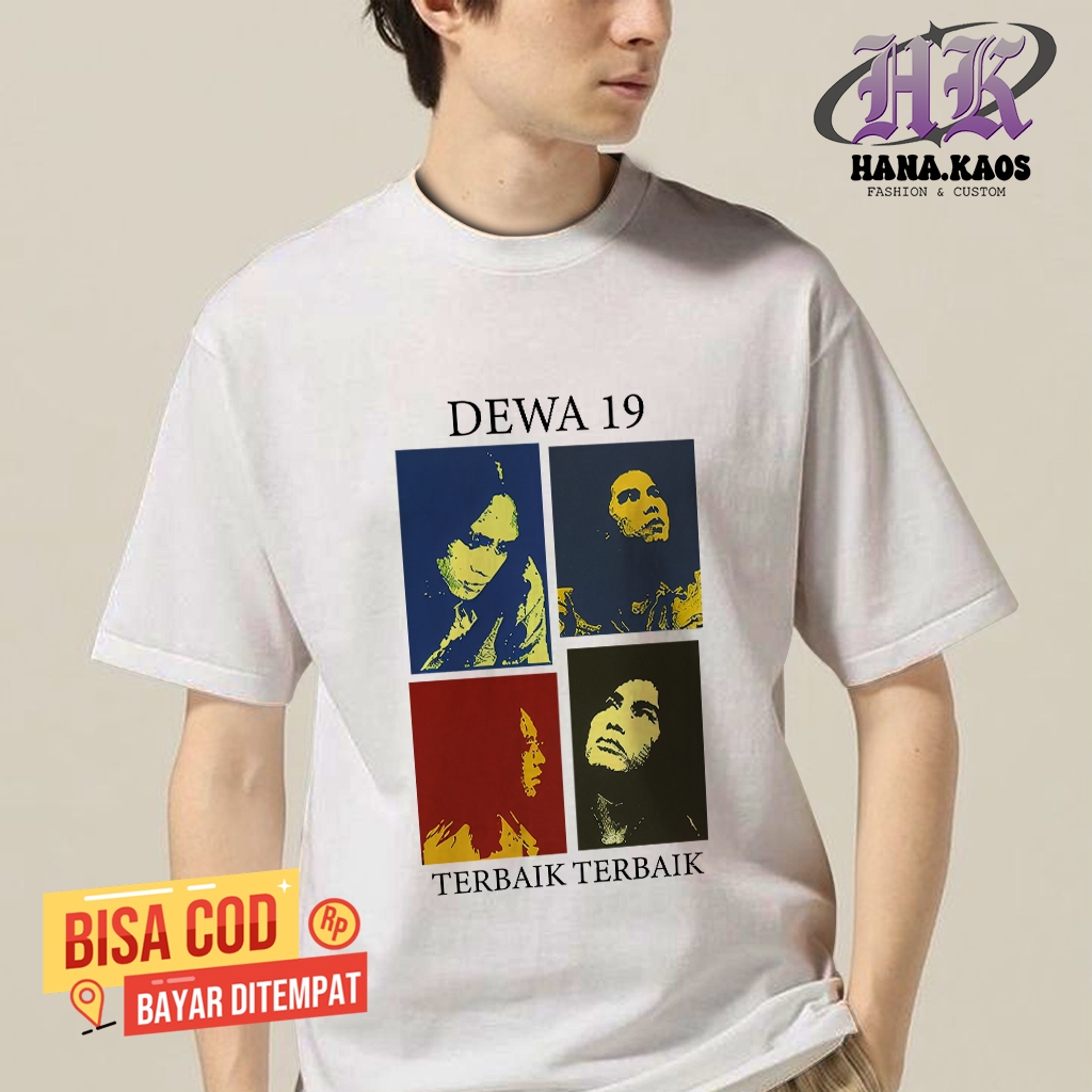 HANAKAOS -  BAJU DISTRO DEWA 19 | DEWA 19 | TSHIRT UNISEX KEREN | NEW