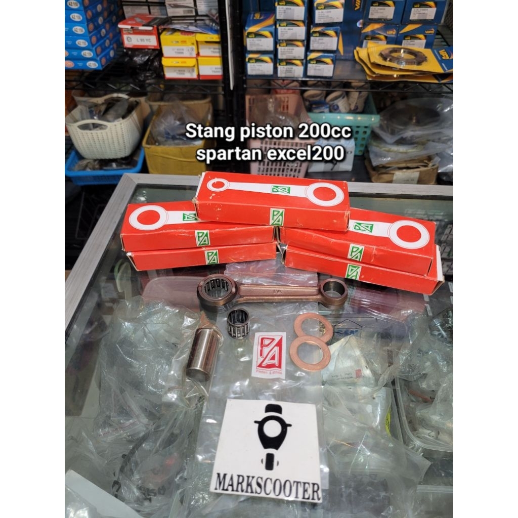 stang piston vespa spartan excel 200cc
