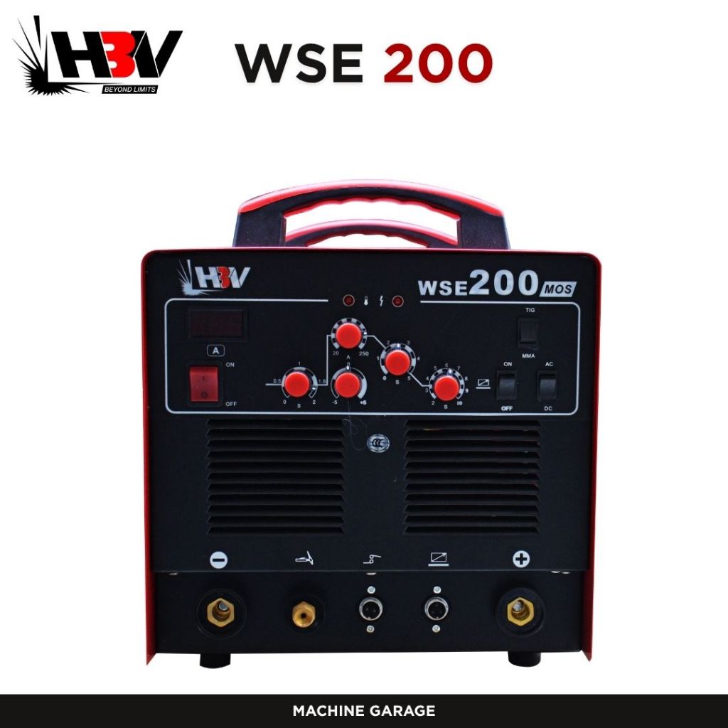 Mesin las WSE-200(Single phase-220v) TIG AC/DC heavy duty welding machine wse