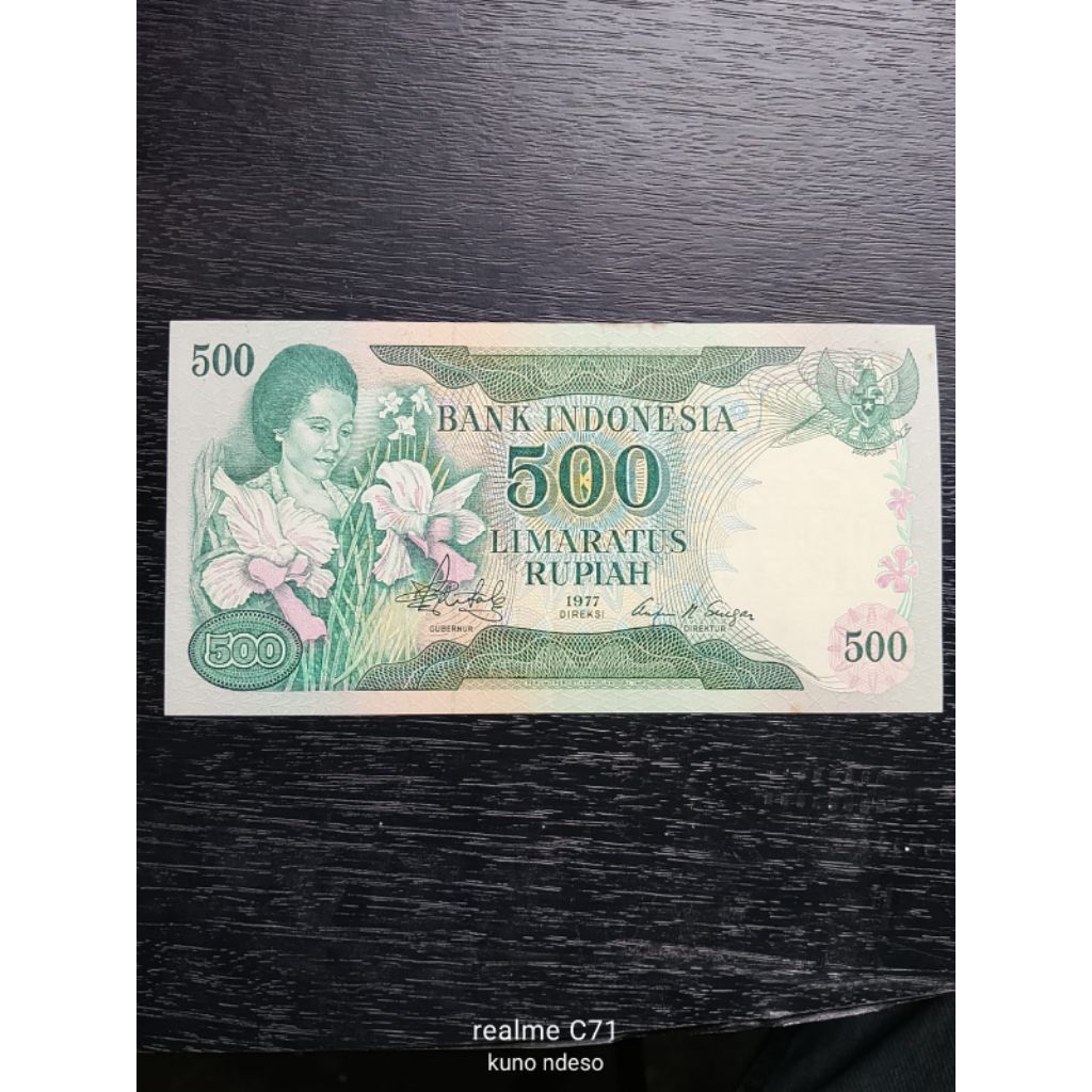 Uang Kuno Indonesia 500 Rupiah Tahun 1977 - Limaratus Rupiah