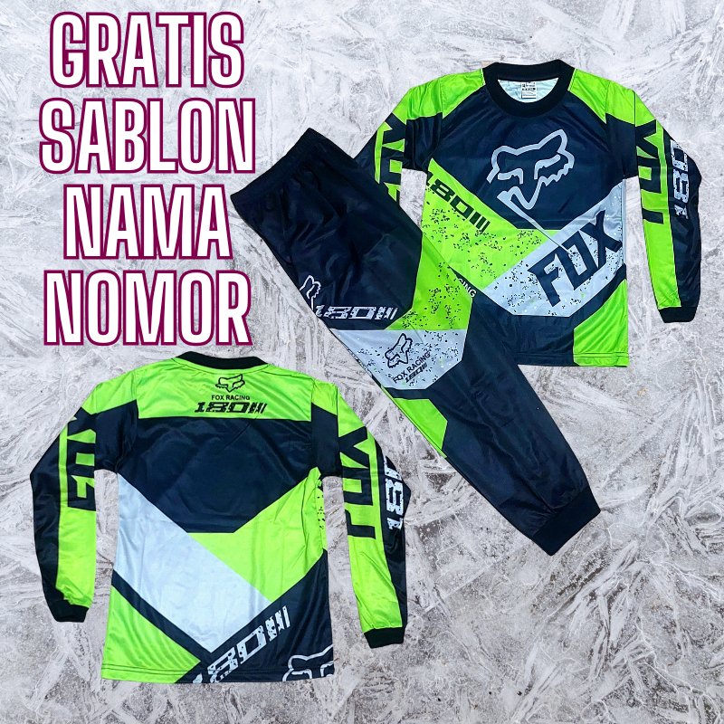 setelan Jersey moto GP anak/baju cross/baju celana motor anak