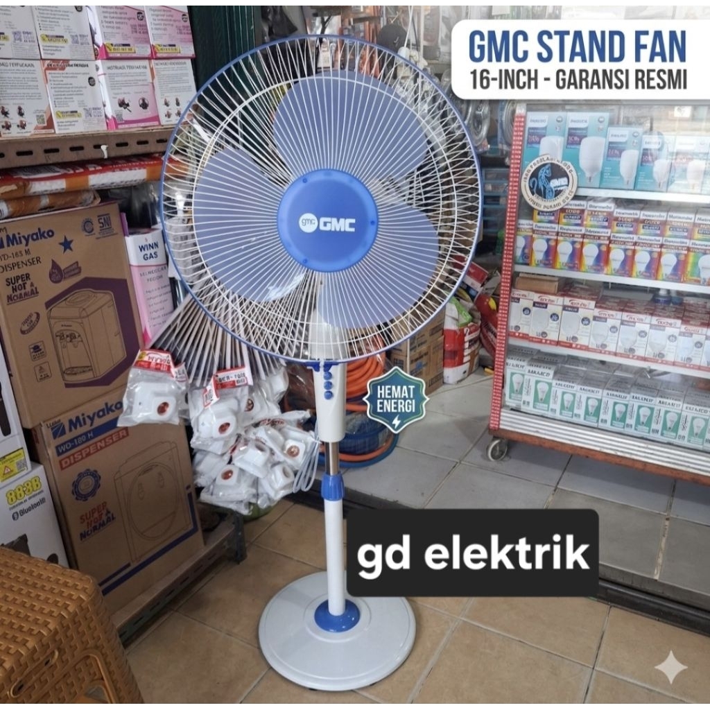 GMC KIPAS ANGIN BERDIRI 16 INCI standfan gmc kipas angin murah