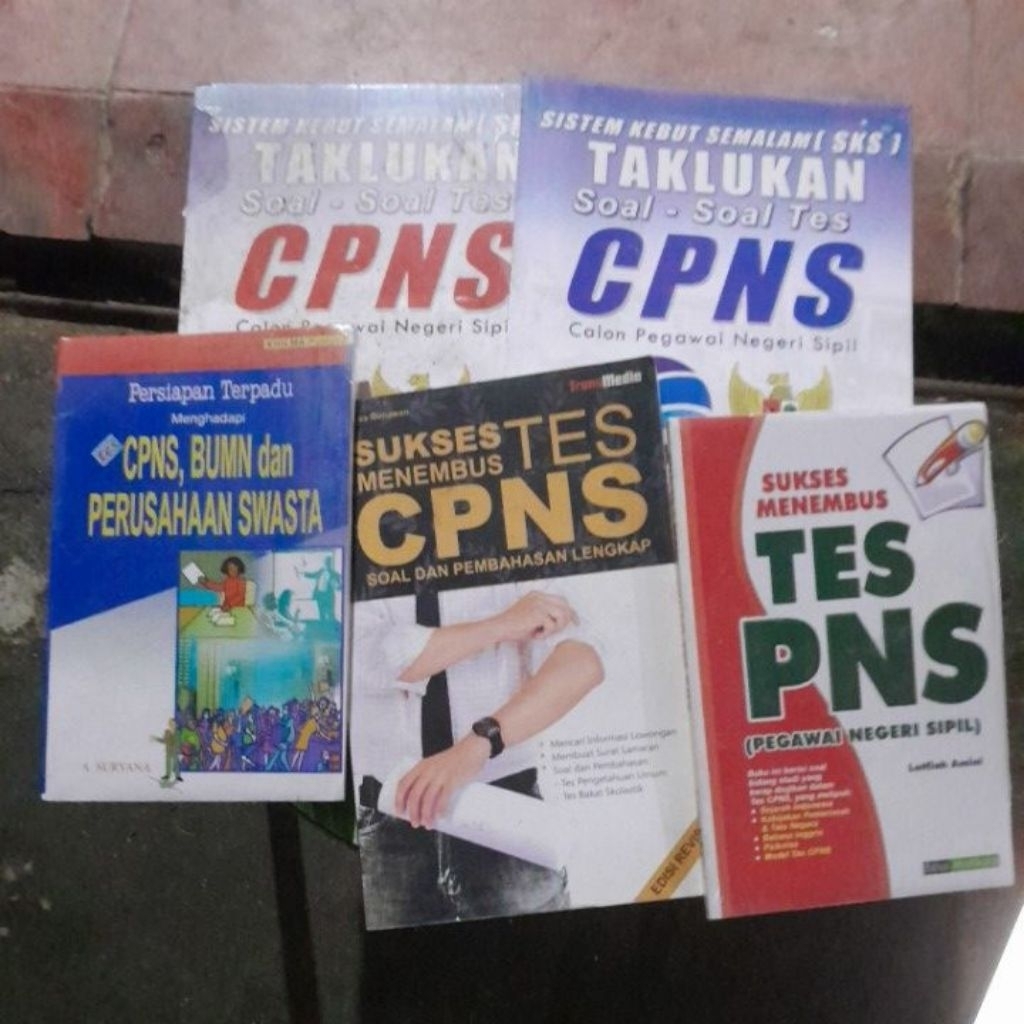 BUKU PAKET SOAL-SOAL CPNS PAKET 5 BUKU