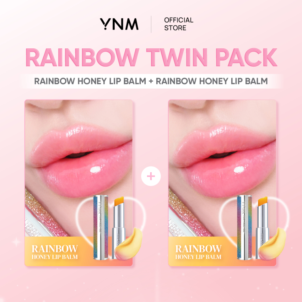 [Twinpack] YNM Rainbow Honey Lip Balm