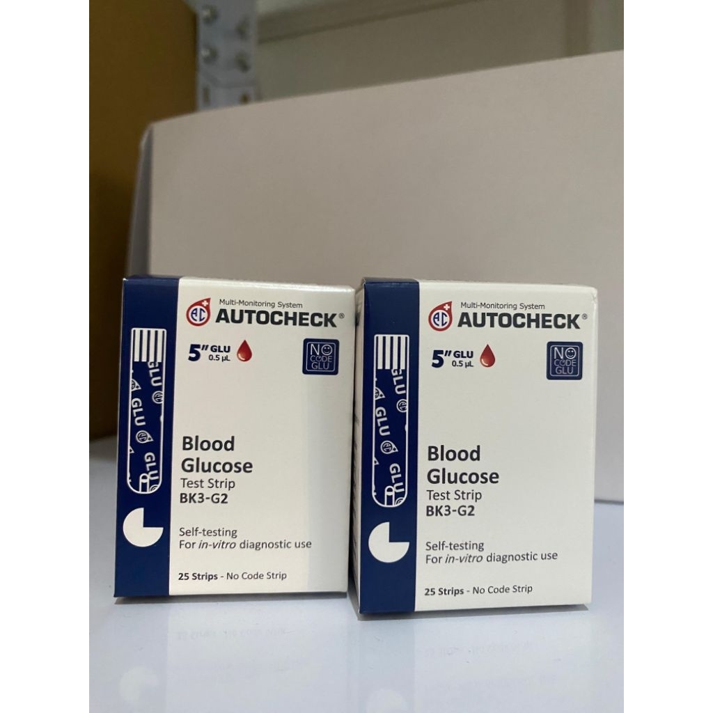 BLOOD GLUCOSE 25 STRIPS AUTOCHECK
