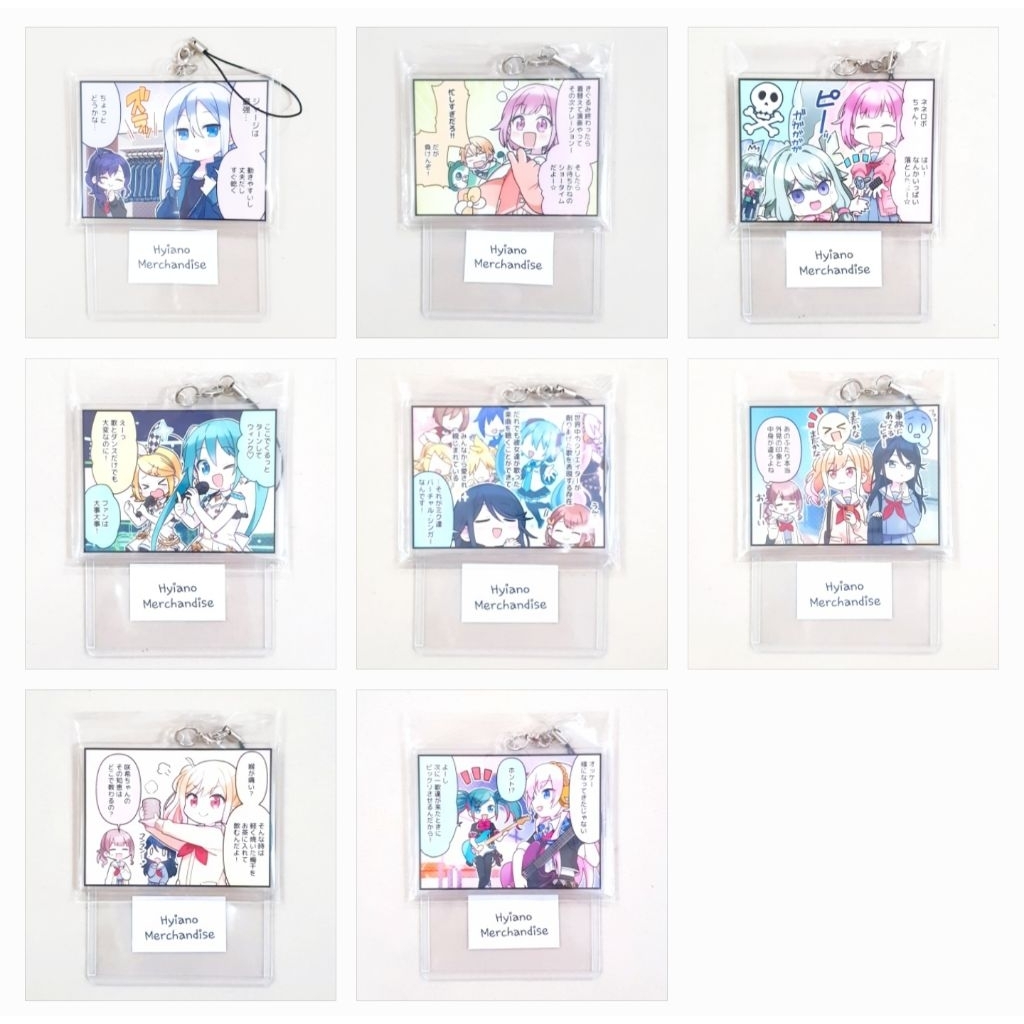 Project Sekai Chibi 4koma Manga Acrylic Charm