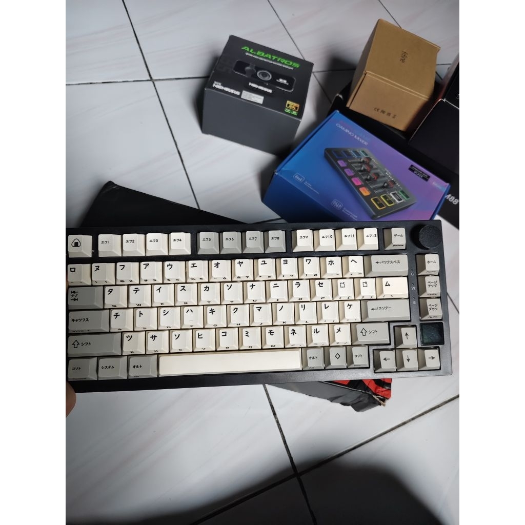 Ajazz AK820 GTS Pro 75% STARRY NIGHT, GIFT SWITCH Includes KEYCAPS