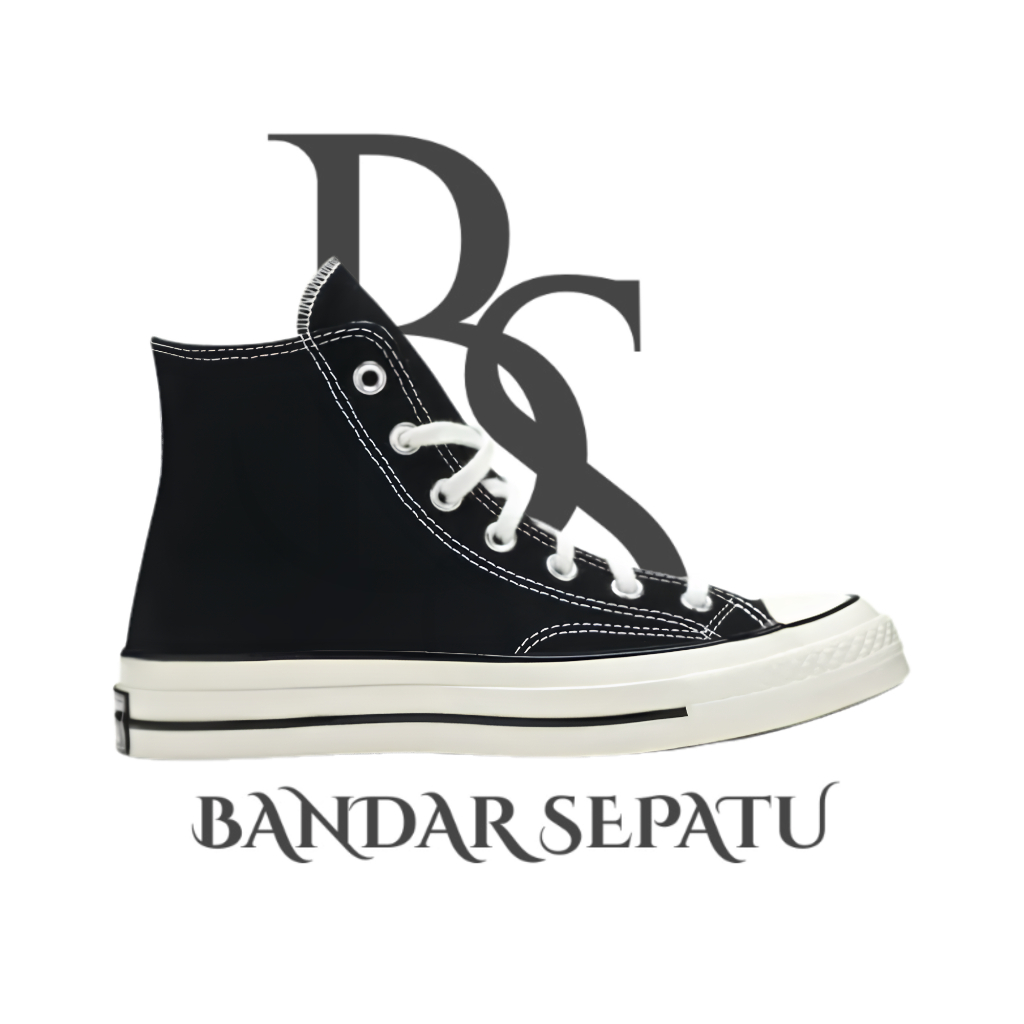 Sepatu 70s HI Black White SKU '162050C'