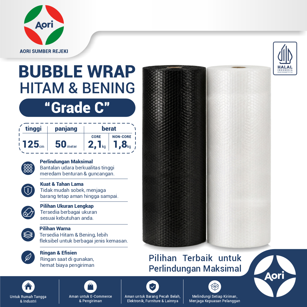 AORI Bubble Wrap Grade ECO 1,25m