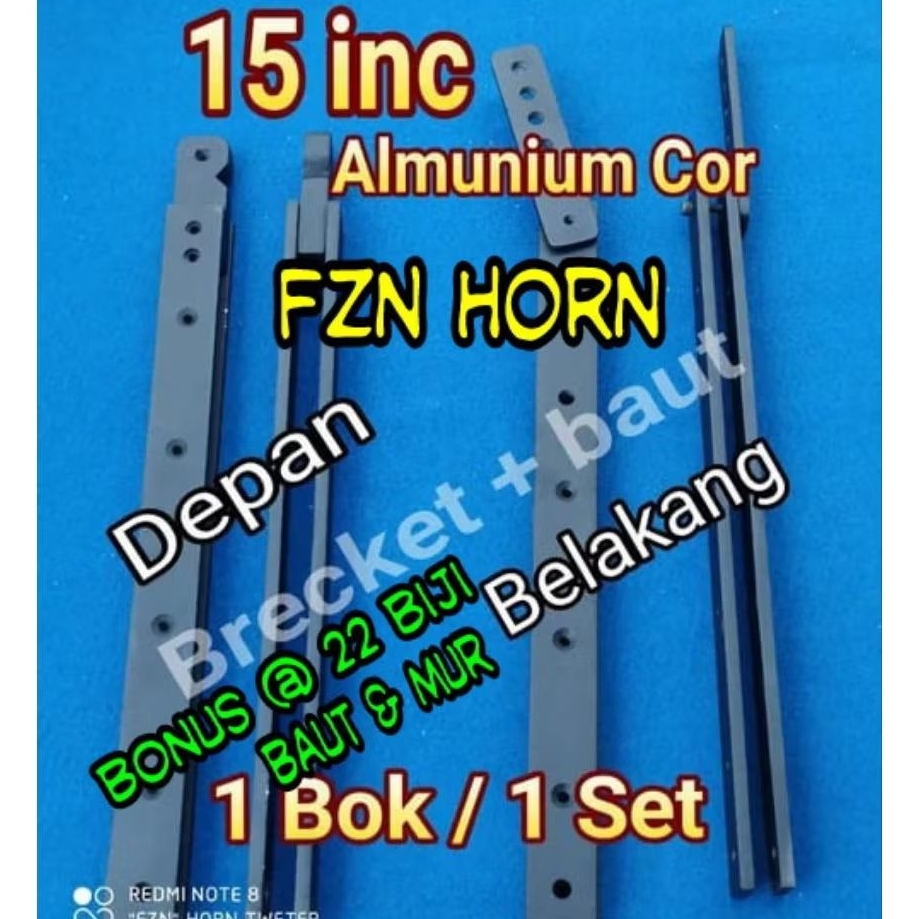 Bracket Line aray 15 inc Vera Almunium  - Horn tweter twiter speaker driver