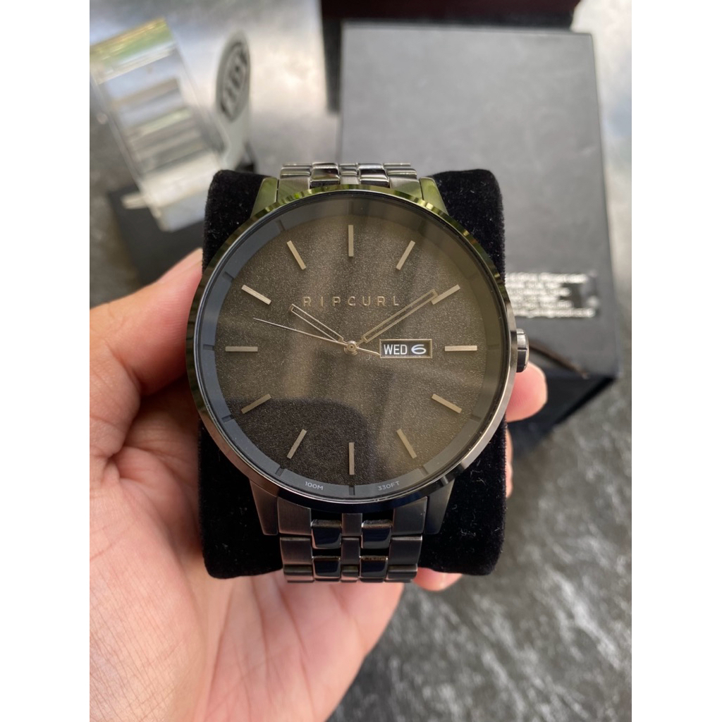 Jam Tangan Pria Rip Curl A3041-36 Detroit Gunmental Original Second