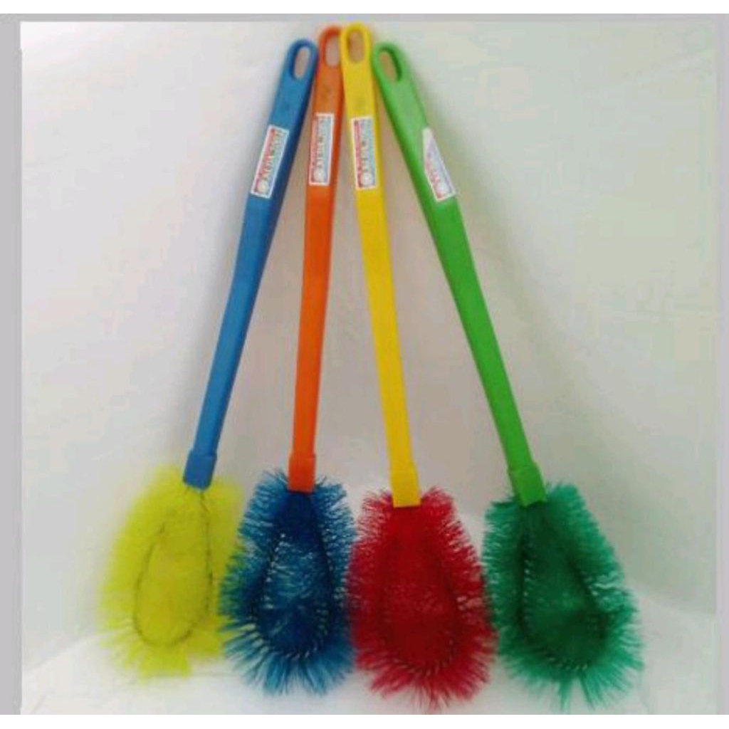 Sikat WC Jumbo Kuda Bulu Tebal Gagang Panjang Anti Cepat RusakKosok WC Mas Spions Set Tempat Sikat T