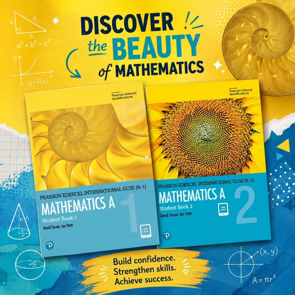 Paket Buku Pearson Edexcel International GCSE Mathematics A Book 1 & 2 | Math IGCSE