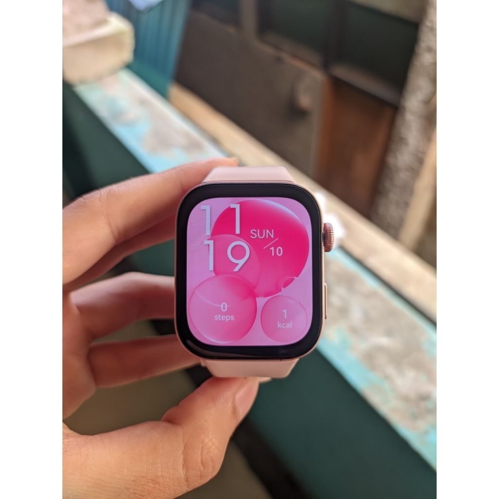 {SECOND} Huawei watch fit 3 -free case & strap- (Pink) / smartwatch second / barang bekas