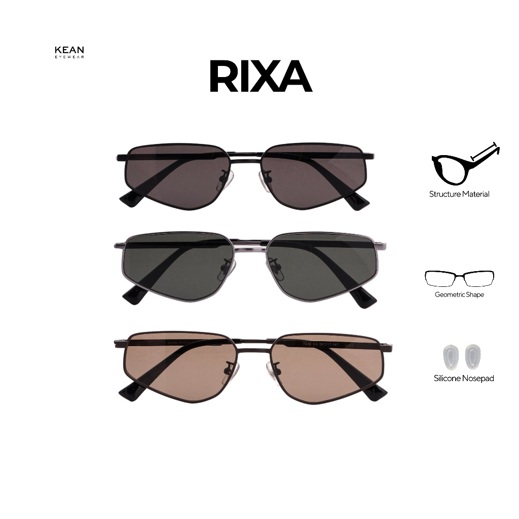 KEAN RIXA - FRAME KACAMATA SUNGLASS GEOMETRIC