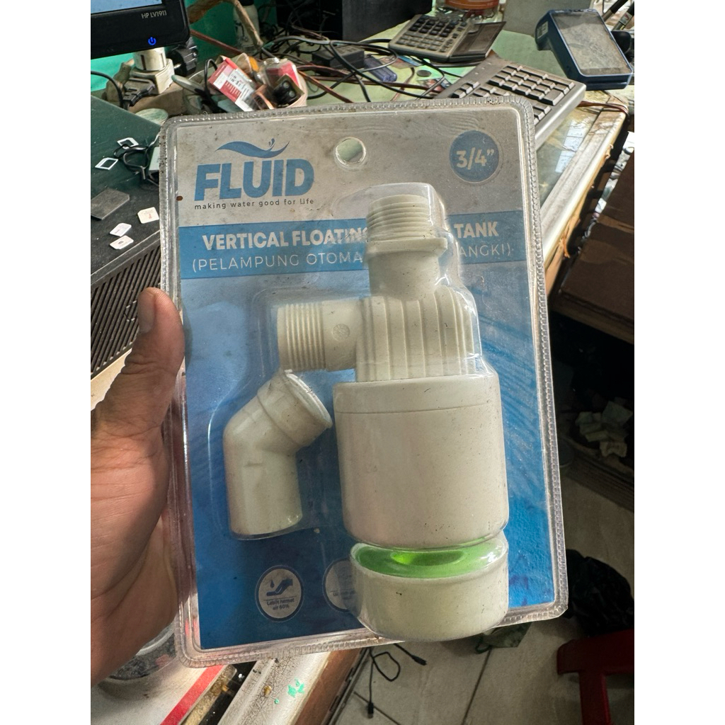 PELAMPUNG TANKI AIR TOREN AIR OTOMATIS VERTICAL 3/4 FLUID