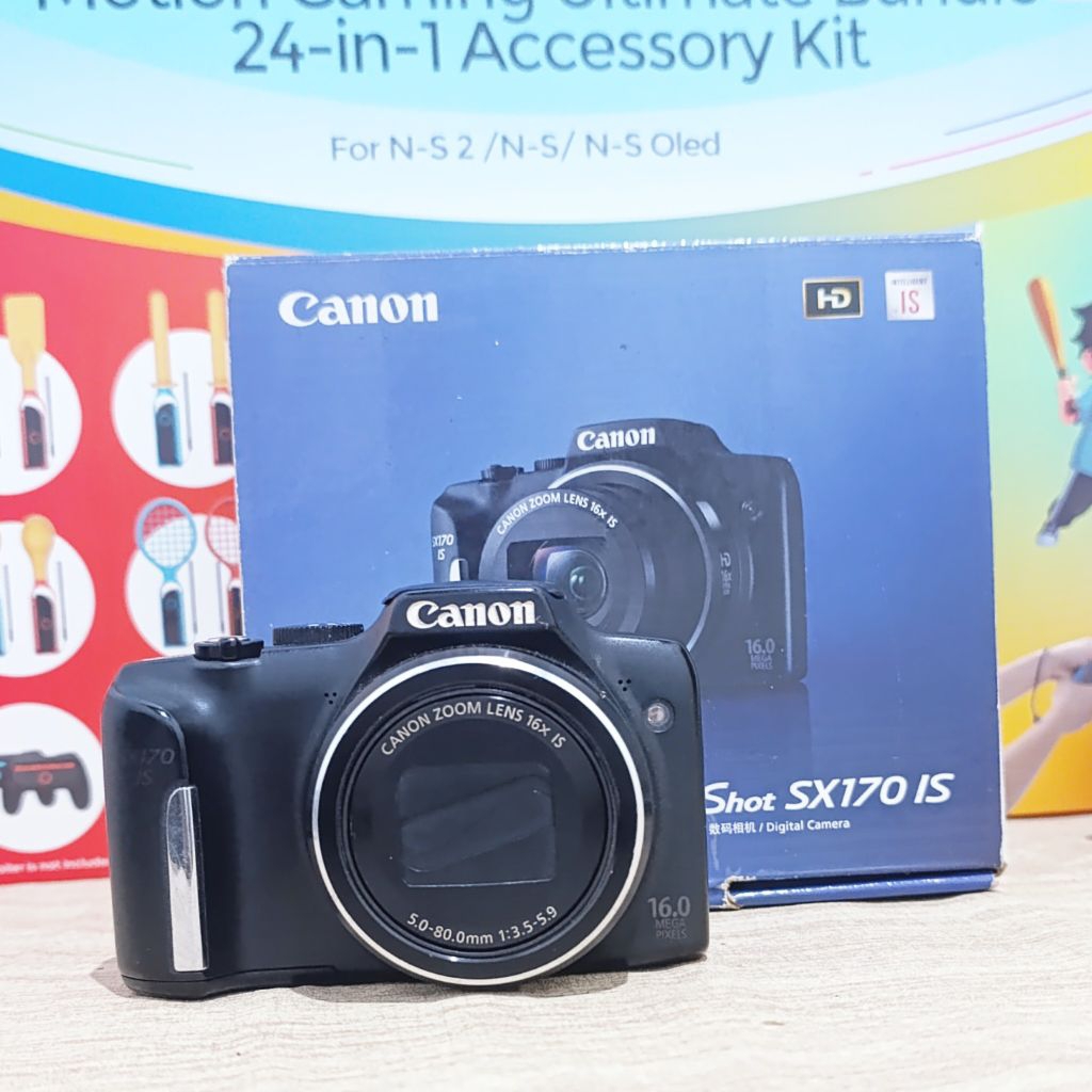 Camdig Canon 170 is ixus fullset box