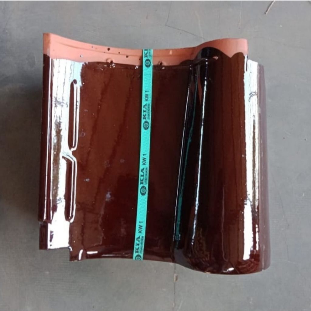 genteng keramik kia coco brown kw 1