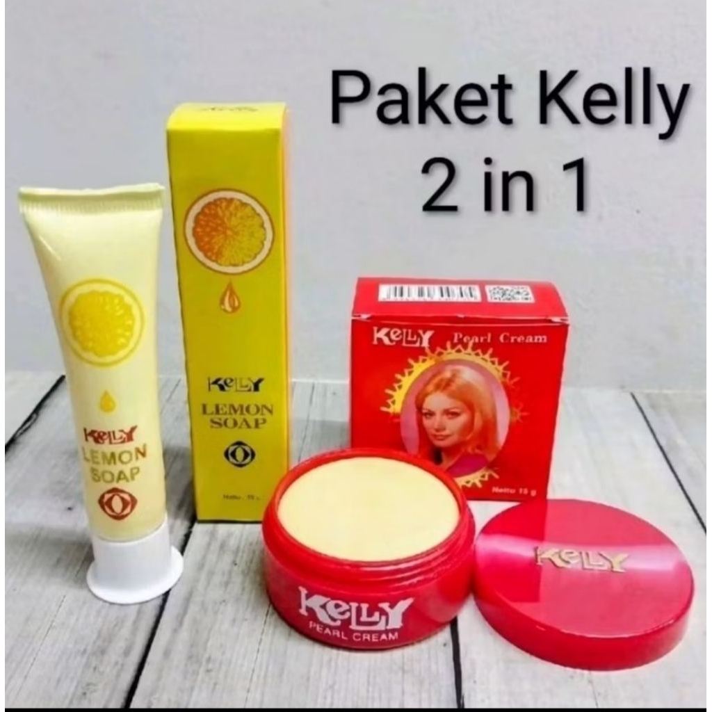 Paket Glowing Kelly BPOM-KELLY LEMON+CREAM
