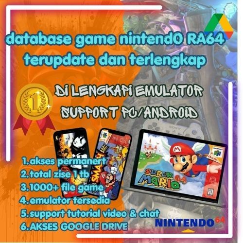 DATABASE NINTENDO (1000+ GAME UPDATE) PERMANENT AKSES GD DRIVE