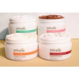 TERMURAH - Polynia Cream Mask - Polynia Pomegranate - Polynia Orange - Face Mask ANTI JERAWAT menghi
