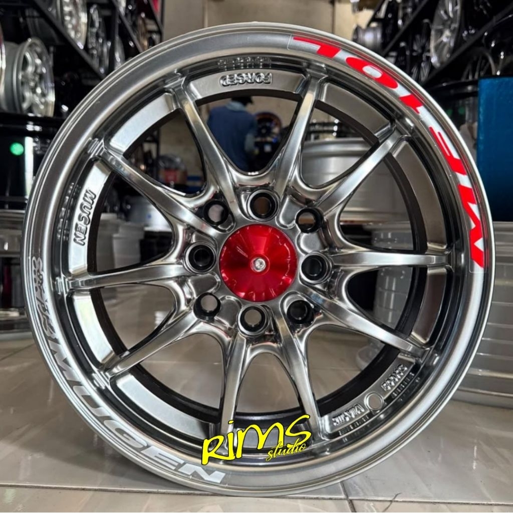 velg MUGEN MF10 ring 14 lebar 6 et 40 velg mobil r14 Avanza Xenia Livina Wuling binguo kijang Brio j