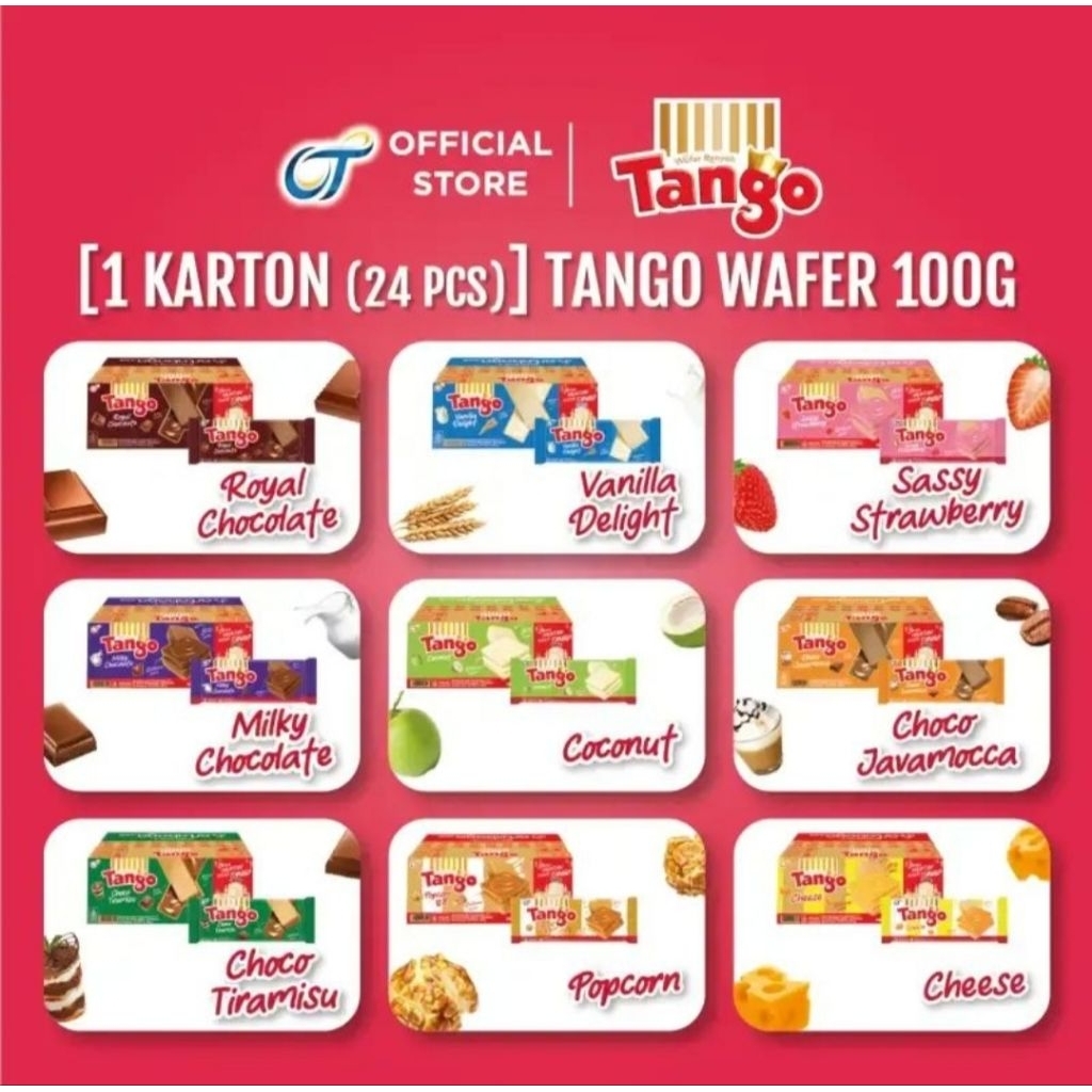 Tango wafer 1 dus @100gram