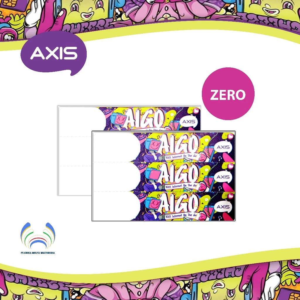 FISIK VOUCHER KOSONG (ZERO) AXIS, INDOSAT, THREE, XL, SMARTFREN TERMURAH