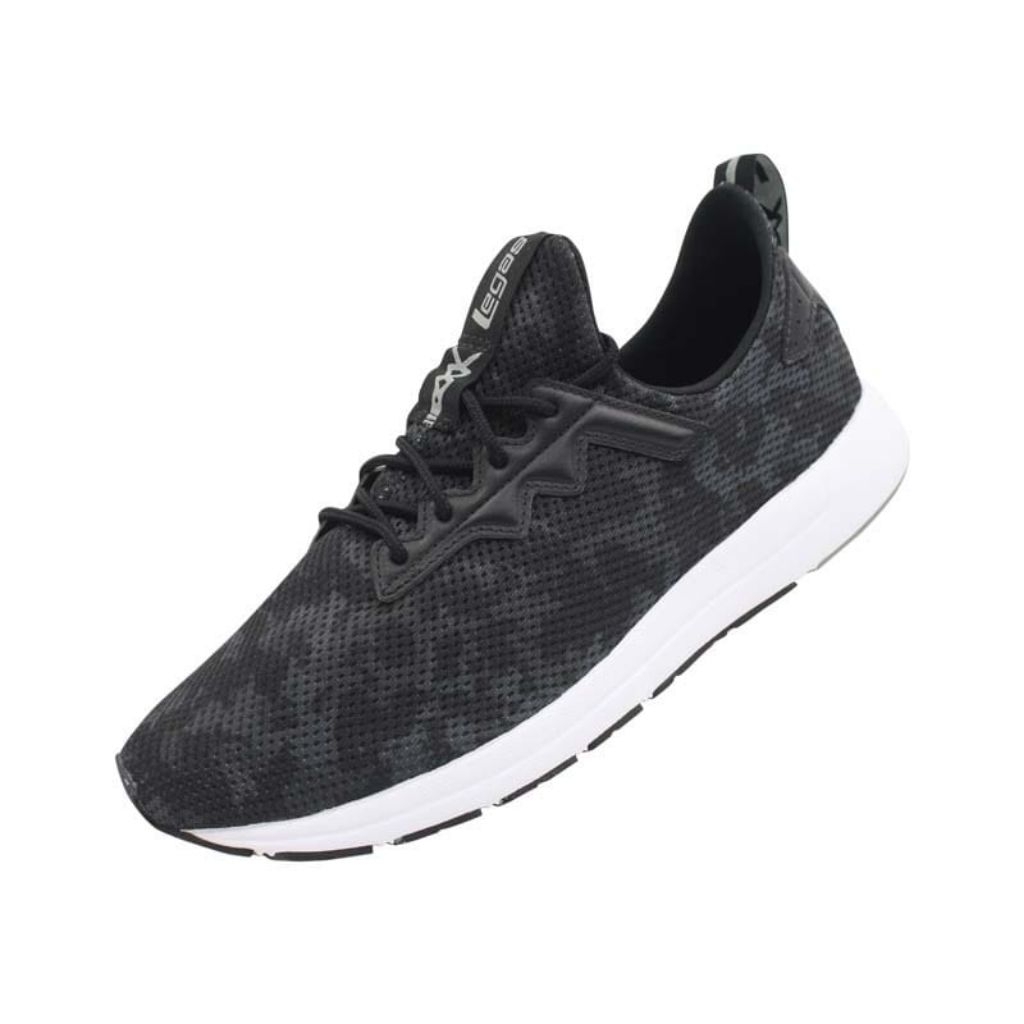 Sepatu League Legas SWG Camo LA U Hitam Running Shoes Pria Wanita Original