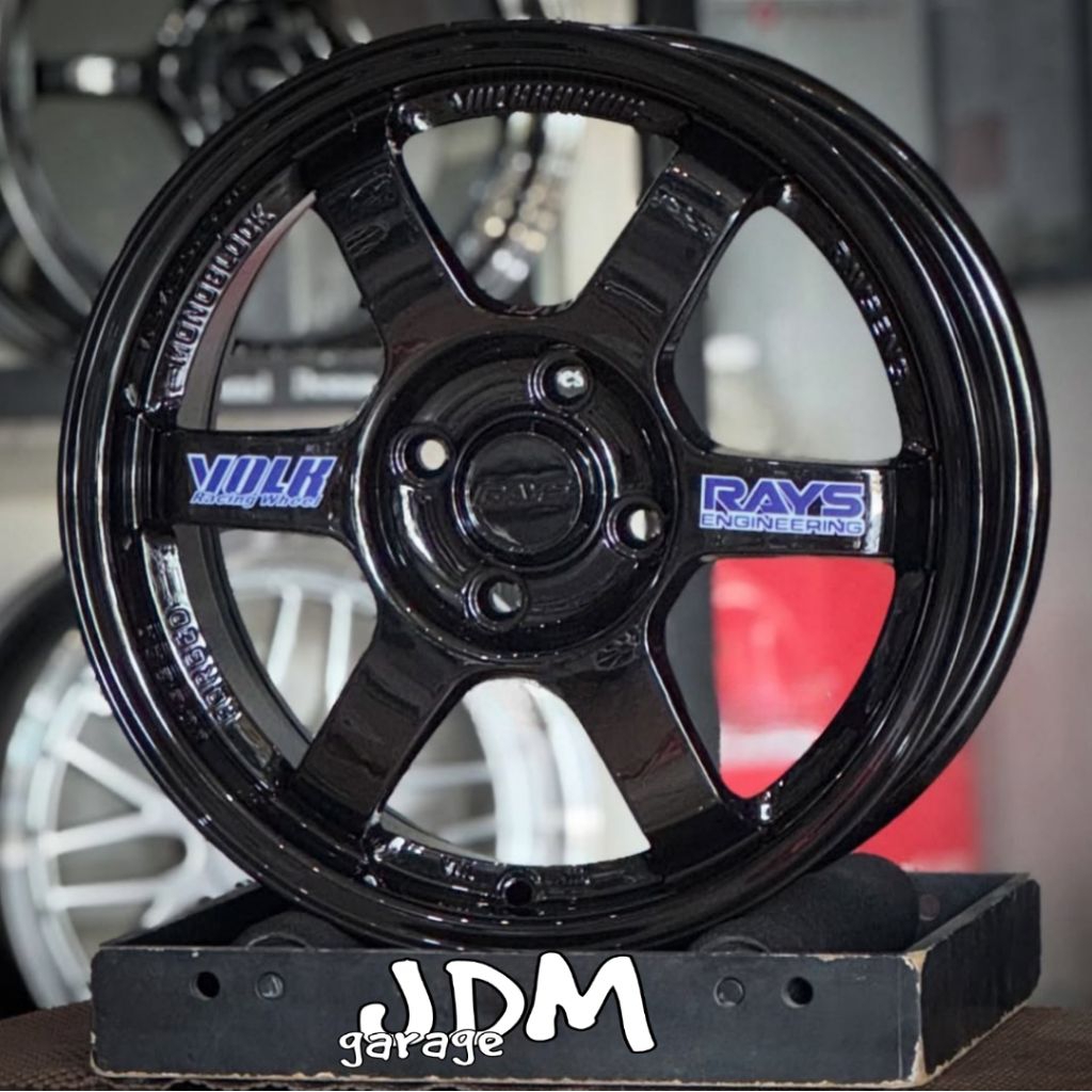 velg TE37 FLOW FORMING r15 lebar 6,5 pcd 4x100 ET 42 mobil ring 15 pnp mobil agya ayla swift fronx b