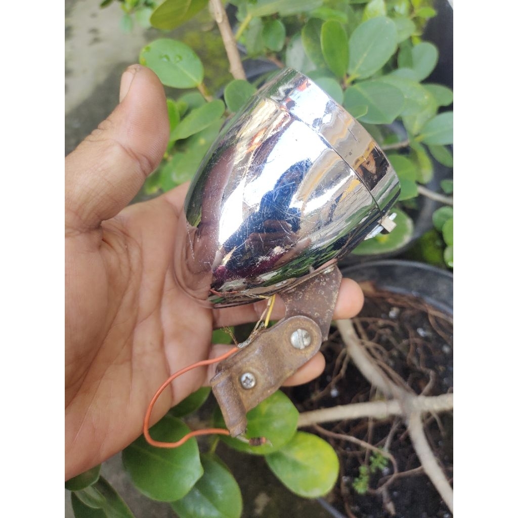 Lampu sepeda ukuran kecil cocok untuk sepeda onthel gudel/mini
