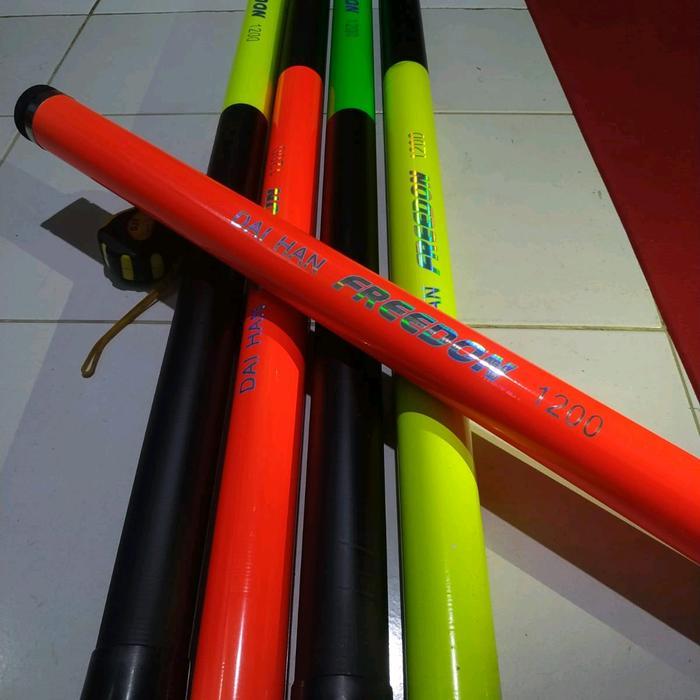 Joran Tegek Giant Flag Tongkat Bendera 10 Meter Diameter Besar Kaku Tegek Ikan Gabus Joran Import Te