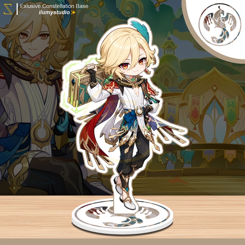 Genshin Impact Kaveh Figure Standee akrilik - Exlusive Constellation Base ilumystudio