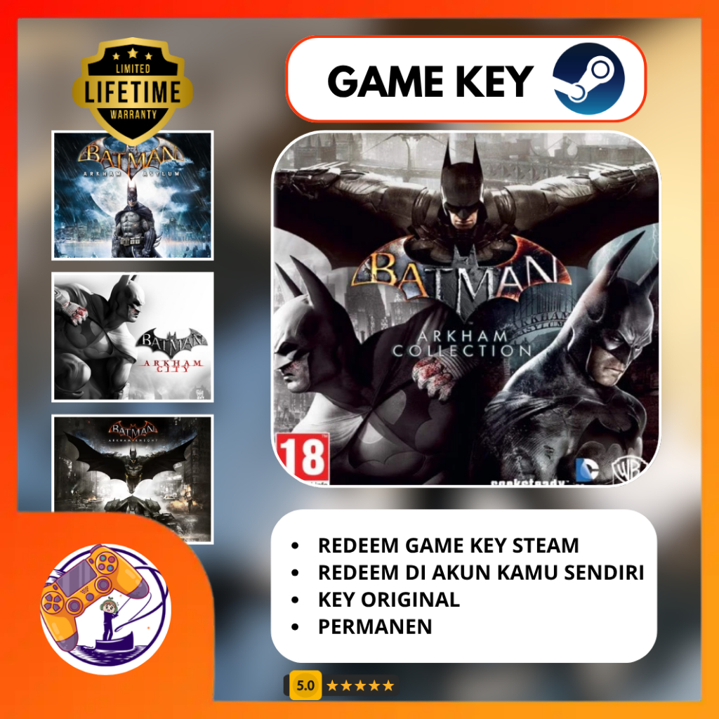 The Batman: Arkham Collection / Arkham Trilogy: Arkham Asylum + Arkham City (GOTY Edition) + and Ark