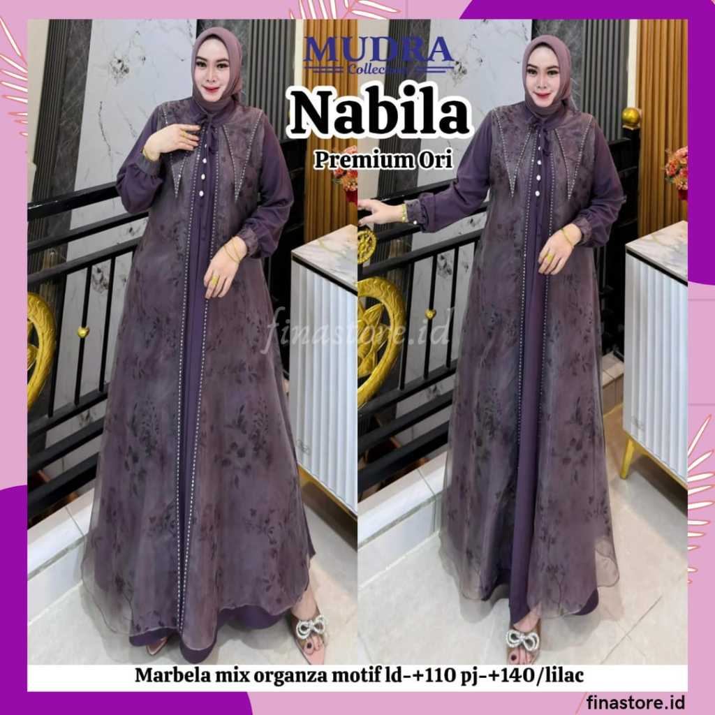 Gamis Mudra Collection / Gamis Terbaru / Gamis Wanita / Gamis Premium / Gamis Pesta / One Set / Sete