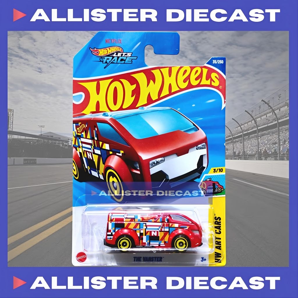 Hot Wheels The Vanster Merah Hotwheels The Vanster Red HW Art Cars Hot Wheels Lets Race