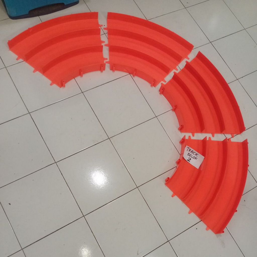 #2 TRACK BELOK Mainan Mobil Tamiya 3 Jalur ( isi 4 keping ) 4 WD 4WD anak anak