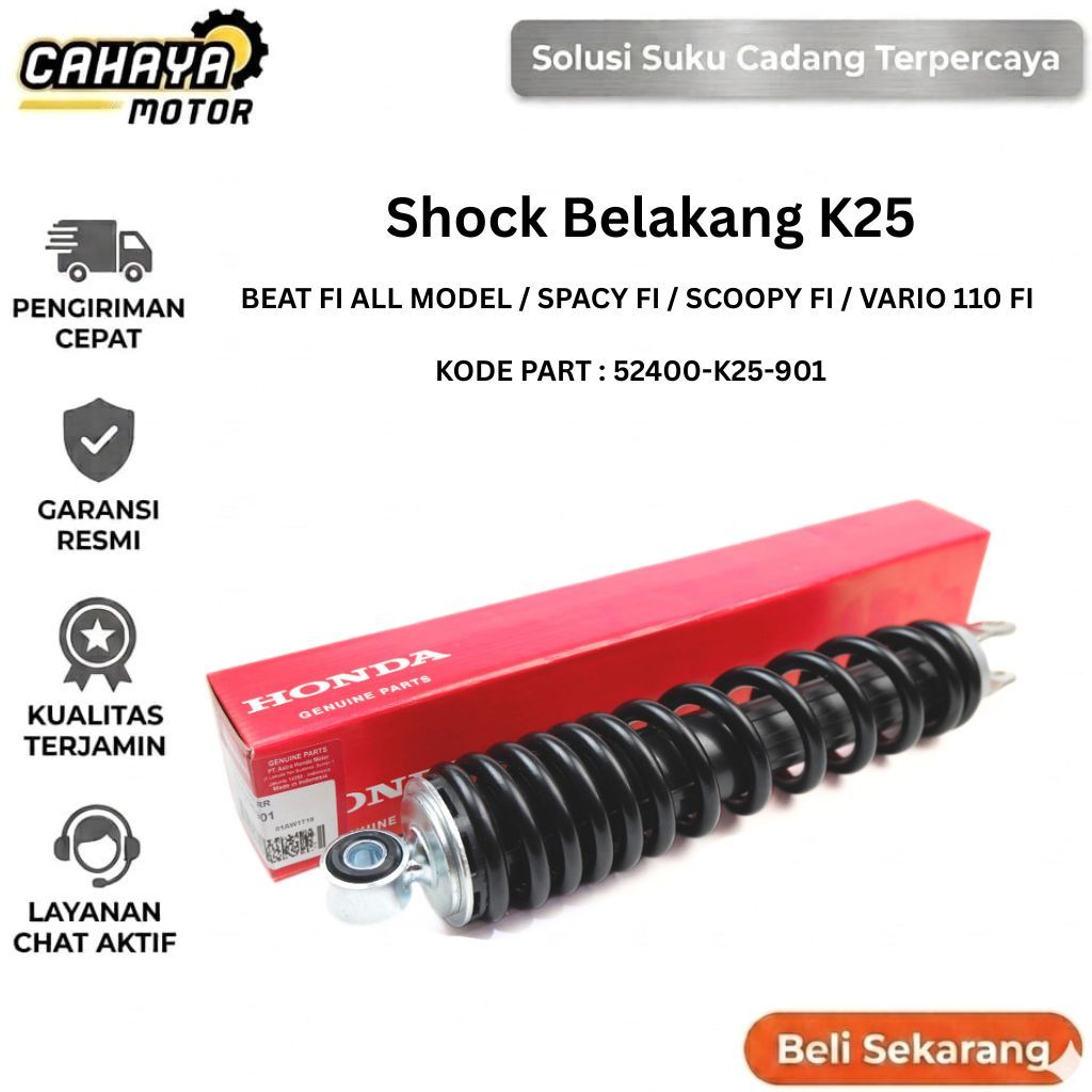 Shock Belakang Beat FI & Scoopy K25 Original