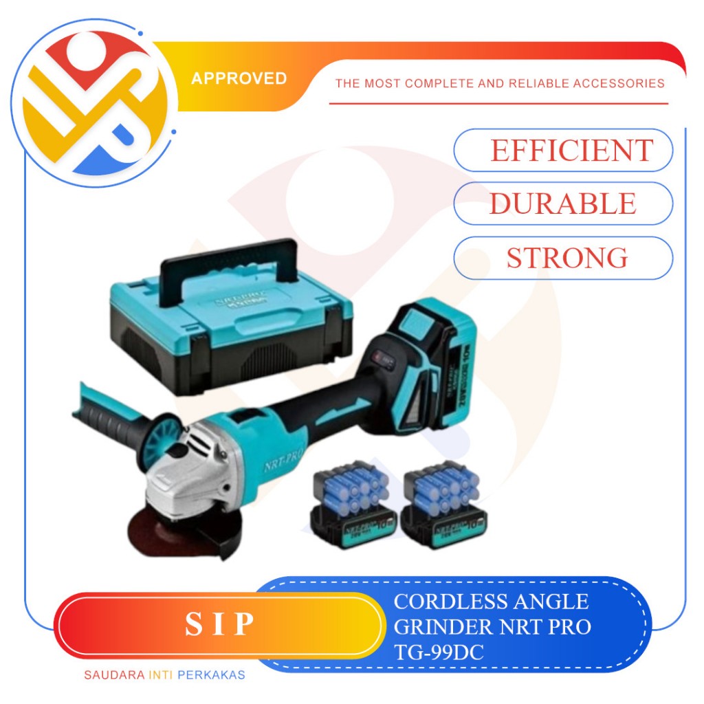 Mesin Gerinda Tangan Baterai / Cordless Angle Grinder TG-99DC