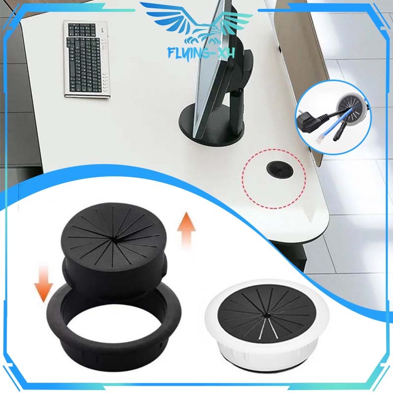 Tutup Lubang Kabel Meja 4pcs Penutup Lubang Kabel Meja Karet Bulat Penutup Kabel Di Meja Flexible