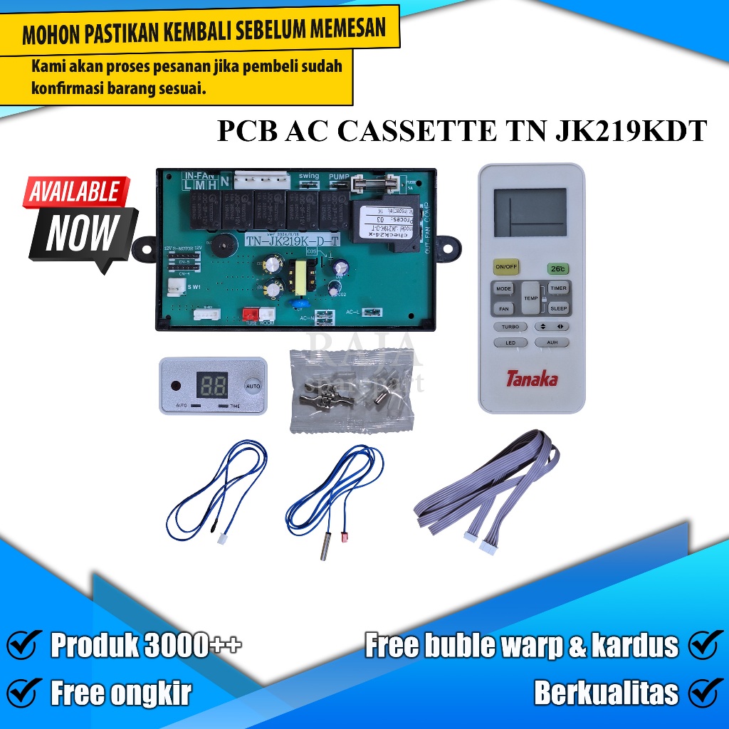 MAC Modul/PCB AC CASSETE - UNIVERSAL / PCB AC CASSETTE TN JK219KDT