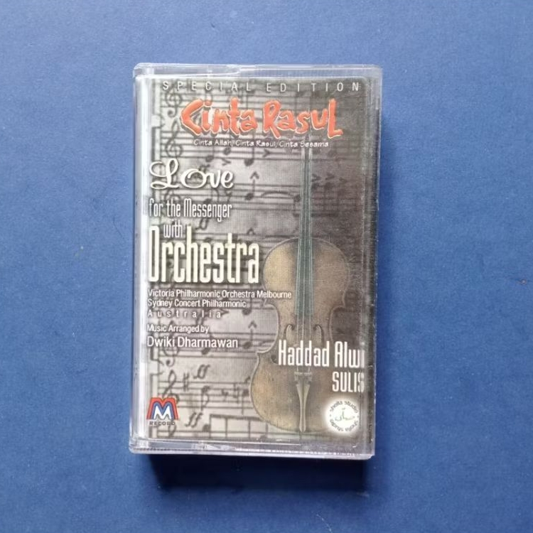 Kaset Pita Cinta Rasul Love For The Messenger With Orchestra Bersama Haddad Alwi Feat Sulis Prod PT 