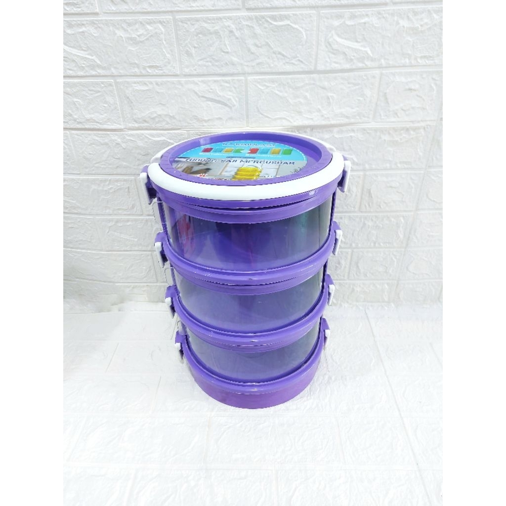 Kontainer saji 3 susun