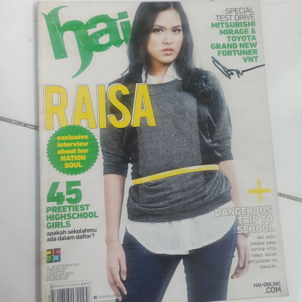 Majalah Hai Spesial Raisa - JKT48, dll.