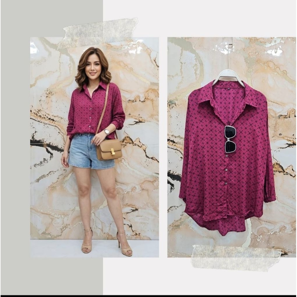 Atasan Polkadot Import