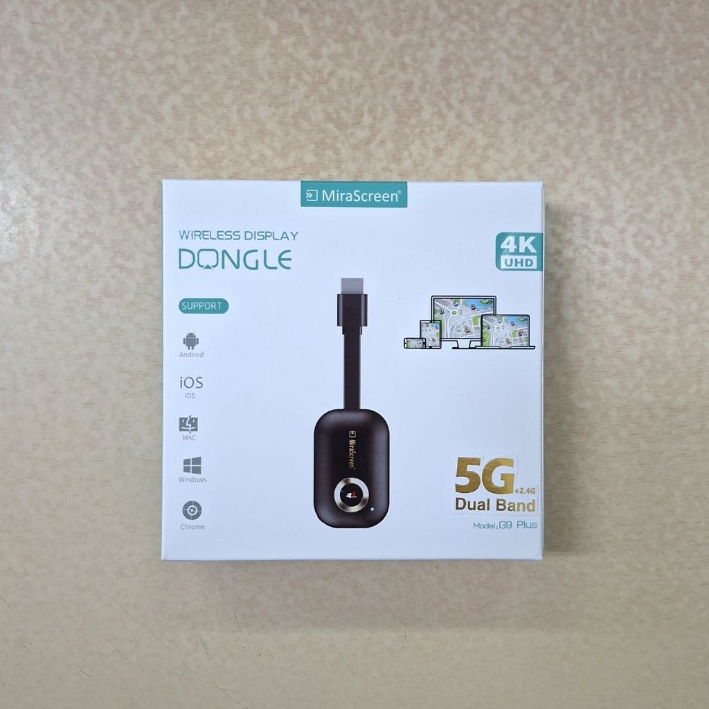 MIRASCREEN G9 HDMI WIRELESS DISPLAY DONGLE DUAL BAND 2,4G 5G