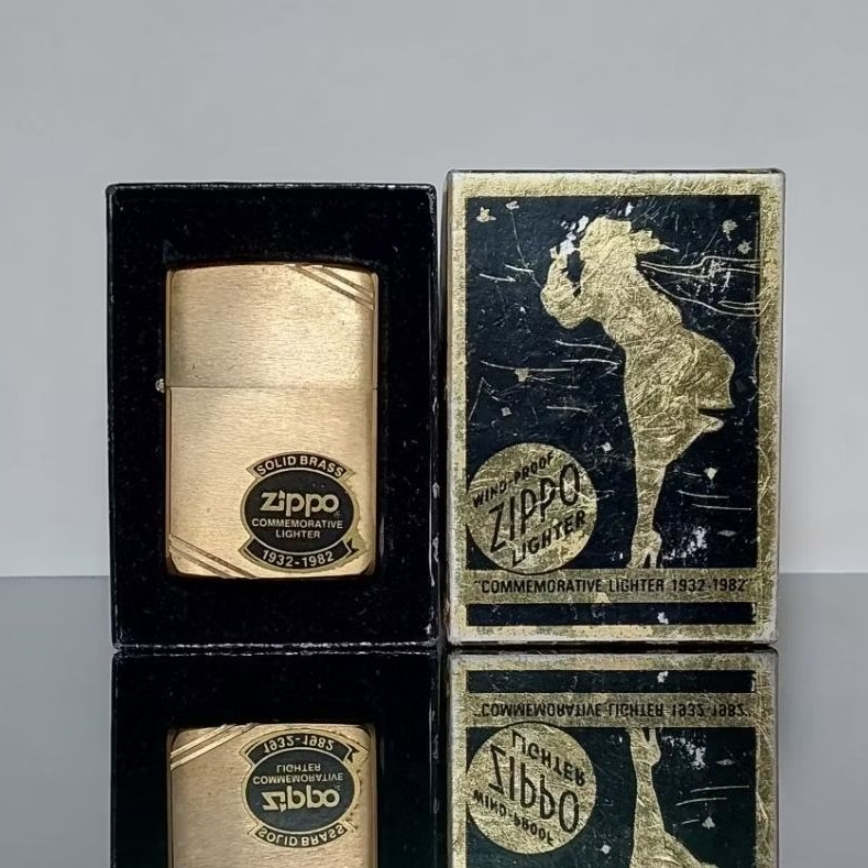 ZIPPO COMMEMORATIVE 50TH ANNIVERSARY TAHUN 1982