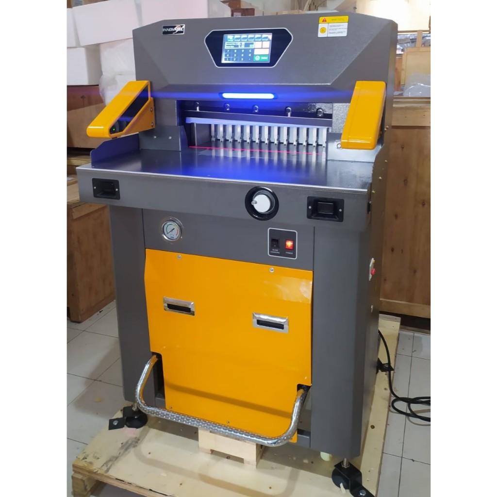 Mesin Potong Kertas Hidrolis Innovatec H5310 Hydraulic Paper Cutter 53 cm Otomatis - Mesin Pemotong 