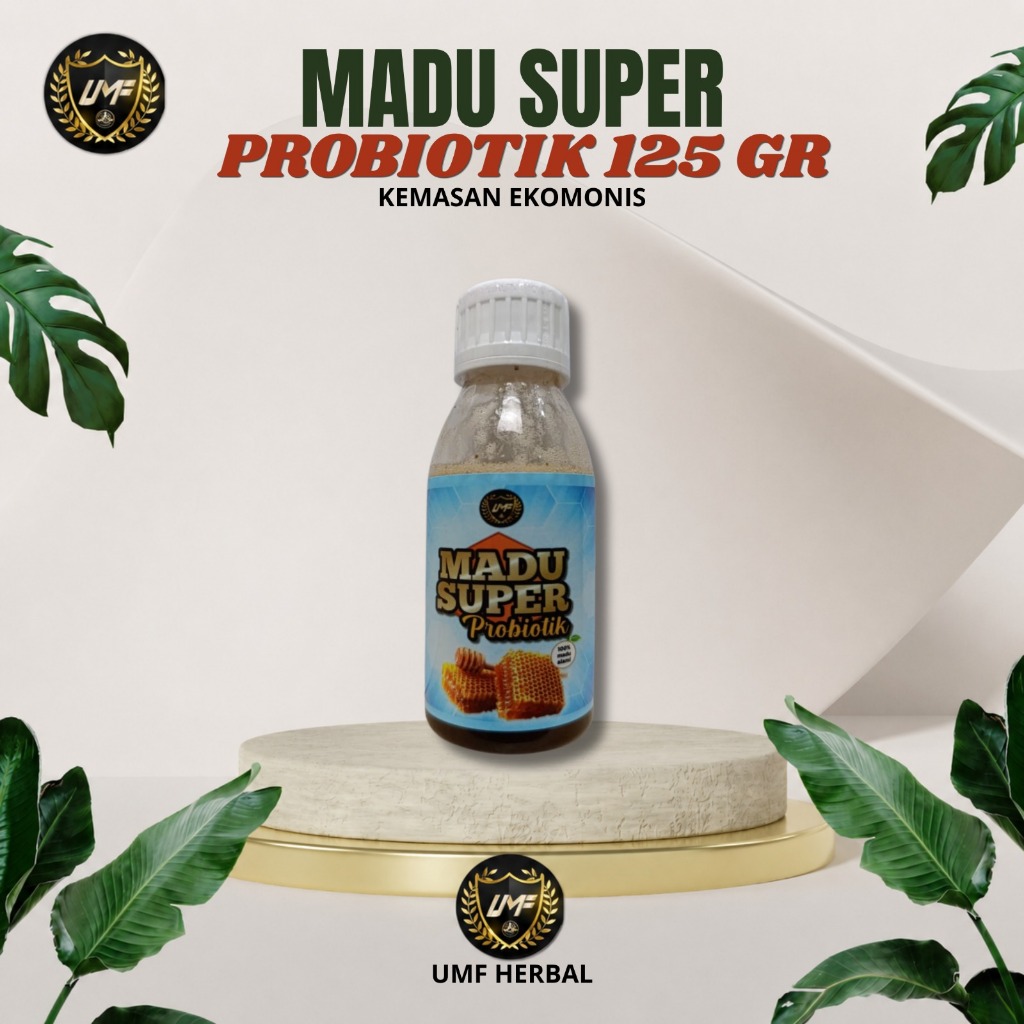Madu Super Probiotik Kemasan  125gr